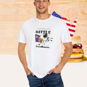 Minnesota Vikings vs. Green Bay Packers Battle Border T-Shirt