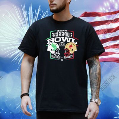 North Texas Mean Green Vs Texas State Bobcats 2025 Servpro First Responder Bowl Shirt