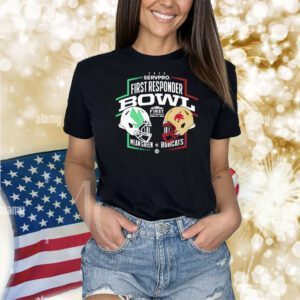 North Texas Mean Green Vs Texas State Bobcats 2025 Servpro First Responder Bowl Shirt
