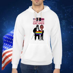 Obama blows gay APES Shirt