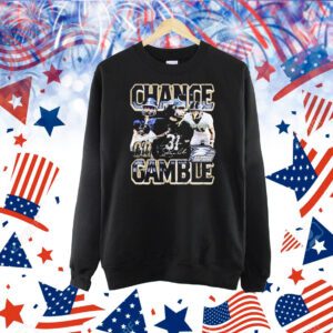 Official Chance Gamble Georgia Southern Eagles 90s Graphic Signature Shirt