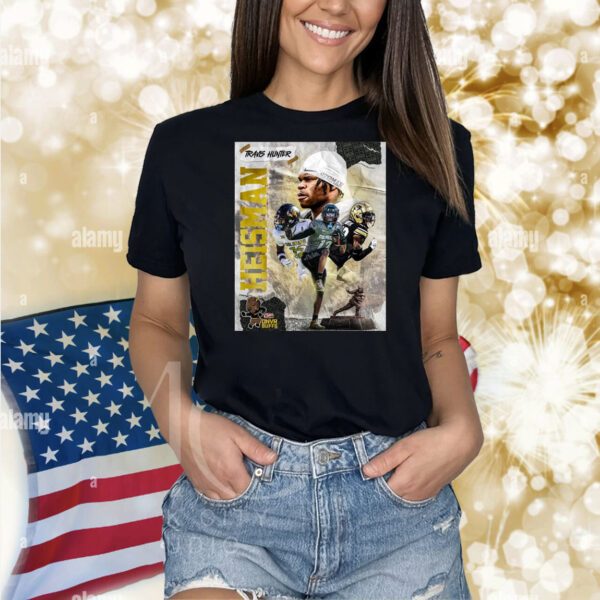 Official Colorado Buffaloes Travis Hunter The Heisman 2024 DNVR Buffs Poster Shirt