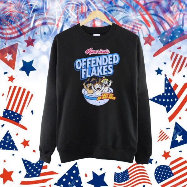 Official Derek Holland Wearing America’s Offended Flakes They’re Ob Nox Ious Shirt