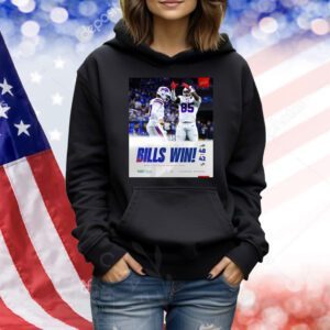 Official Final Buffalo Bills win Detroit Lions 48 -42 Score Week Fifteen Dec 15 2024 Poster Shirt
