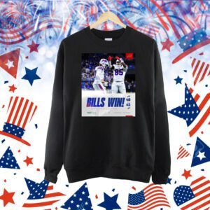 Official Final Buffalo Bills win Detroit Lions 48 -42 Score Week Fifteen Dec 15 2024 Poster Shirt