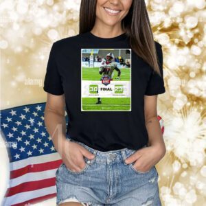 Official Final South Alabama Jaguars vs. Western Michigan Broncos 30 – 23 Score 2024 IS4S Salute to Veterans Bowl Poster Shirt