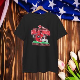 Official Georgia Bulldogs 2024 SEC Football Conference Champions Helmet T-Shirts