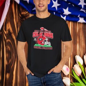 Official Georgia Bulldogs 2024 SEC Football Conference Champions Helmet T-Shirts