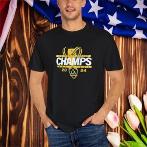 Official Los Angeles Galaxy 2024 MLS Cup Champions Custom T-Shirt