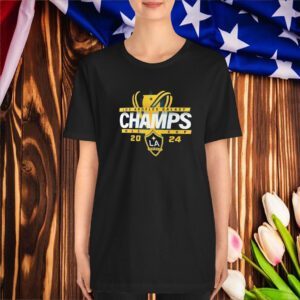 Official Los Angeles Galaxy 2024 MLS Cup Champions Custom T-Shirt