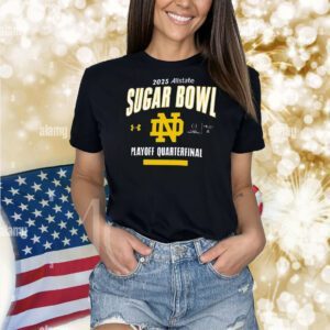 Official Notre Dame Fighting Irish 2025 Allstate Sugar Bowl College Football Playoff Quarterfinal Shirt