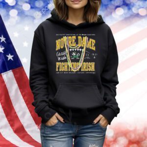 Official Notre Dame Fighting Irish CFP Quarterfinals At The Allstate Sugar Bowl Bound Beads Jan 1st 2025 New Orleans Shirt