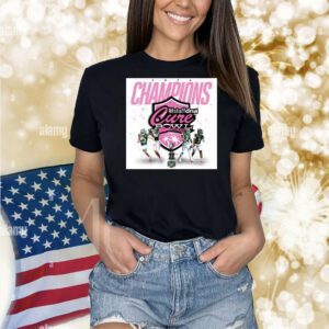 Official Poster Ohio Bobcats Football 2024 Champions Staffdna Cure Bowl Orlando Shirt