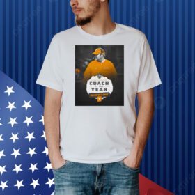 Official Poster Tennessee Vols Josh Heupel George Munger Award Coach Of The Year Semifinalist Signature Shirt