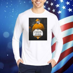 Official Poster Tennessee Vols Josh Heupel George Munger Award Coach Of The Year Semifinalist Signature Shirt