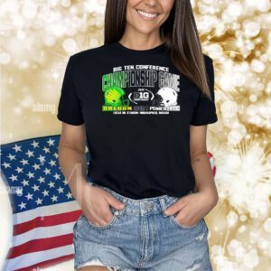 Oregon Ducks vs Penn State Nittany Lions Big Ten Conference Championship Game Shirt