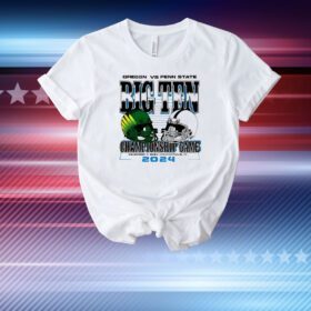 Oregon vs Penn State Big Ten Championship Game Indianapolis IN 12 07 2024 T-Shirt