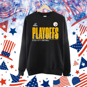 Pittsburgh Steelers 2024 NFL Playoffs Steel City Football Shirt