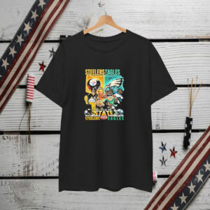 Pittsburgh Steelers Vs Philadelphia Eagles Battle Of The State Mascot T-Shirt