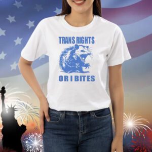 Raccoon trans rights or I bites Shirt