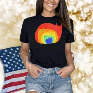 Rainbow cats art Shirt