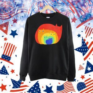 Rainbow cats art Shirt