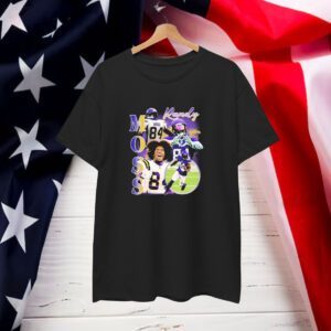 Randy Moss Heart Hands Minnesota Vikings NFL Moments T-Shirt