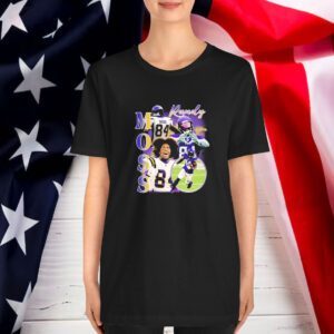 Randy Moss Heart Hands Minnesota Vikings NFL Moments T-Shirt