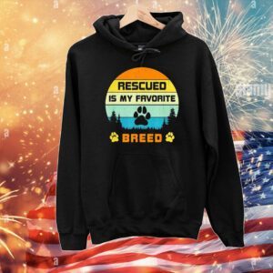Rescued is my favorite breed vintage T-Shirt