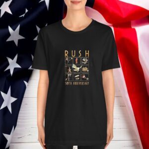 Rush 50Th Anniversary 2024 R50 Vignettes T-Shirt
