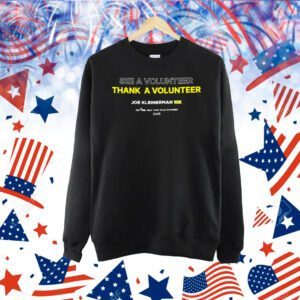 See a volunteer thank a volunteer Joe Kleinerman 10k Shirt