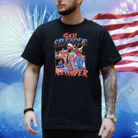 Shai Gilgeous-Alexander Oklahoma City Thunder NBA basketball poster graphic Shirt