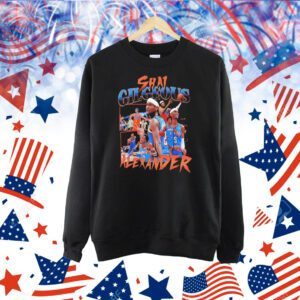 Shai Gilgeous-Alexander Oklahoma City Thunder NBA basketball poster graphic Shirt