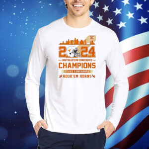 Texas Longhorns Southeastern Conference Champions 2024 Hook Em Horns Shirt