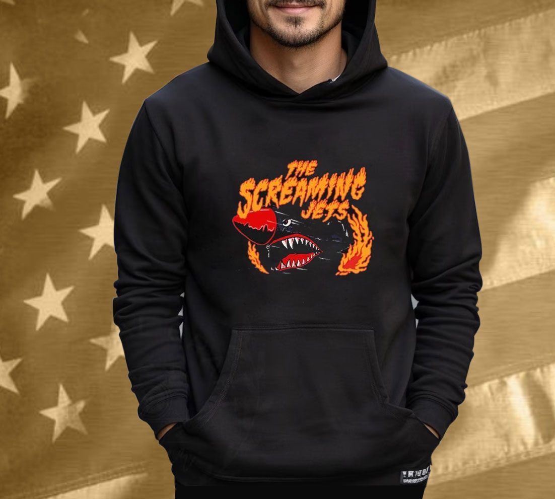 The Screaming Jets Flaming Jet Shirt