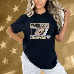 Vanderbilt Commodores 2024 Birmingham Bowl Champions Shirt