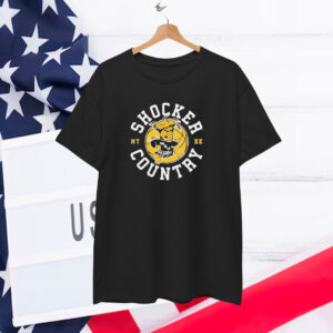 Wichita State Shocker Country Basketball Mascot T-Shirt