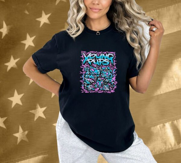 Young Pups Zombie Dinos Shirt