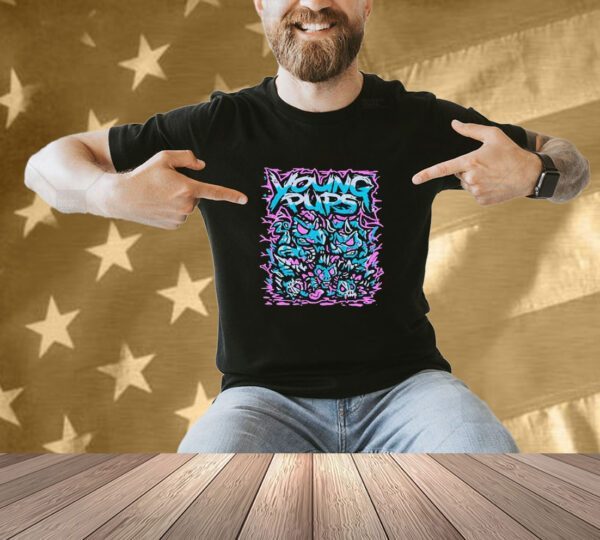 Young Pups Zombie Dinos Shirt