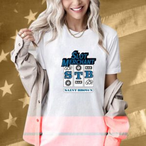 Amon-ra St. Brown Slot Merchant STB Bar Saint Brown T-Shirt