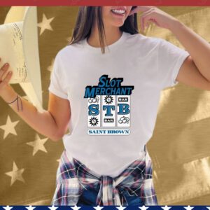 Amon-ra St. Brown Slot Merchant STB Bar Saint Brown T-Shirt