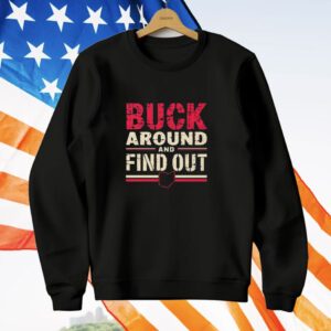 Buck Around And Find Out Ohio Map T-Shirt