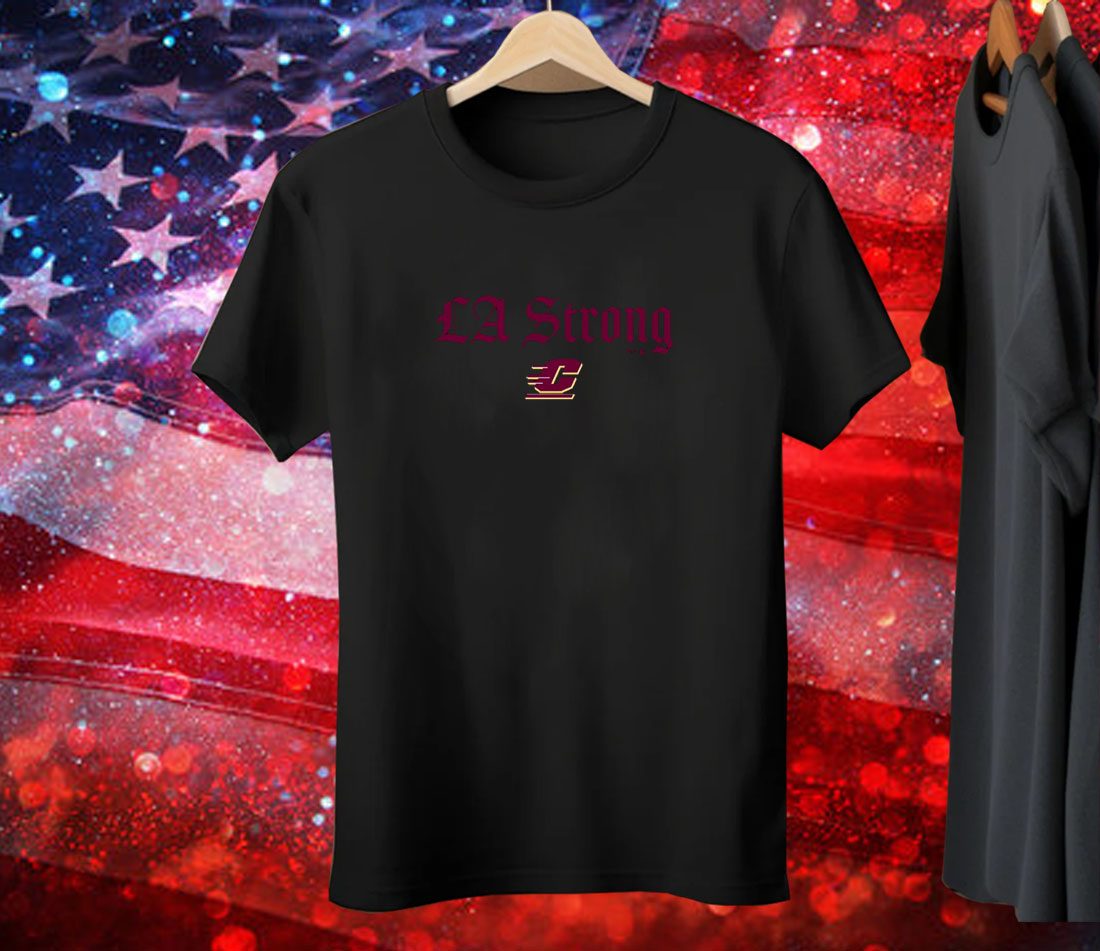 Central Michigan Chippewas LA Strong Tee Shirt