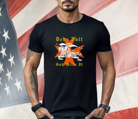 Deus Vult Maltese Cross God Wills Shirt