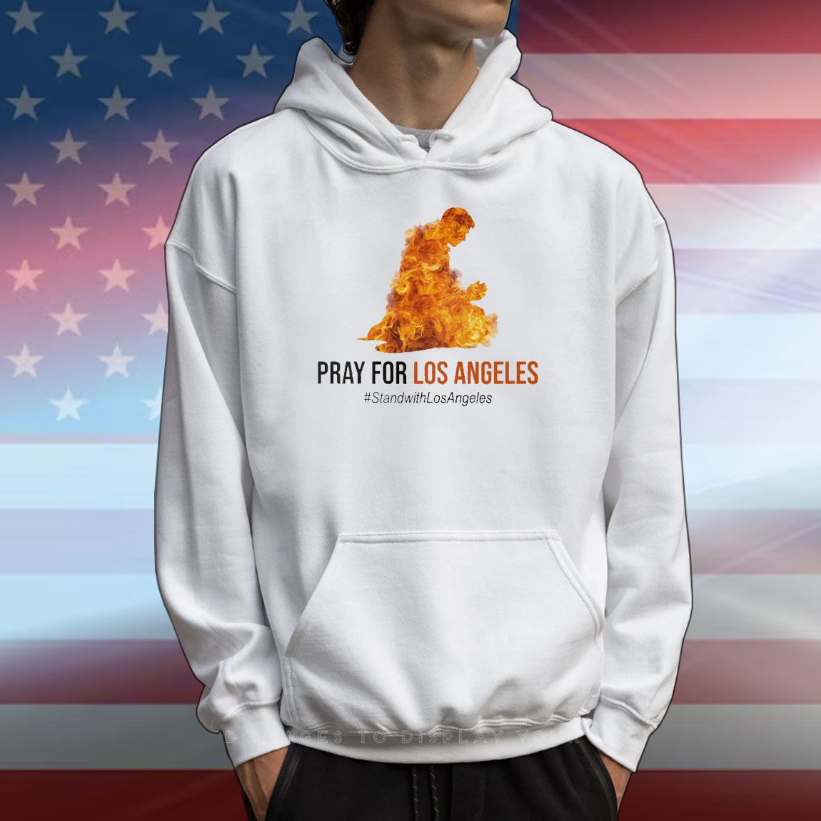 I Stand With Los Angeles Wildfire T-Shirt