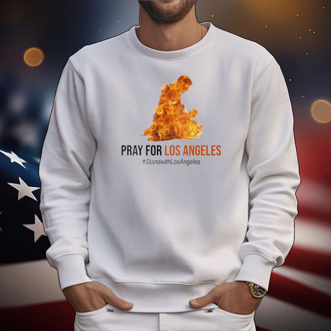 I Stand With Los Angeles Wildfire T-Shirt