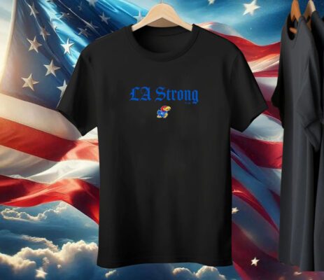 Kansas Jayhawks LA Strong Tee Shirt