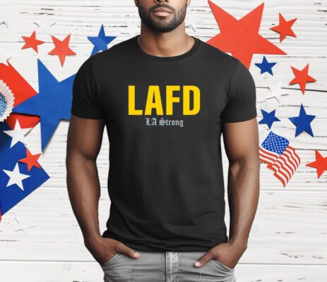 LAFD LA Strong Vintage Crewneck T-Shirt