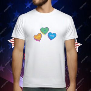 Love is Love Hearts T-Shirt