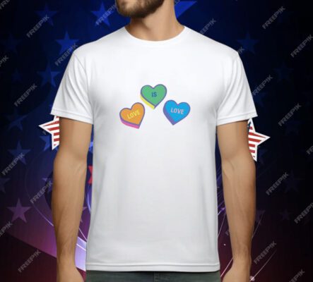 Love is Love Hearts T-Shirt